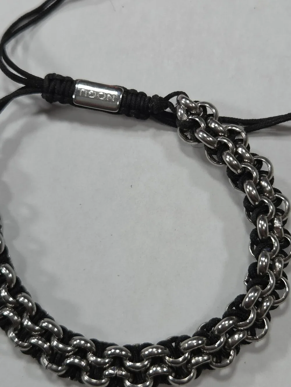 🆕️ NOGU Sumatran Elephant Links Original Kismet Bracelet Black x Silver